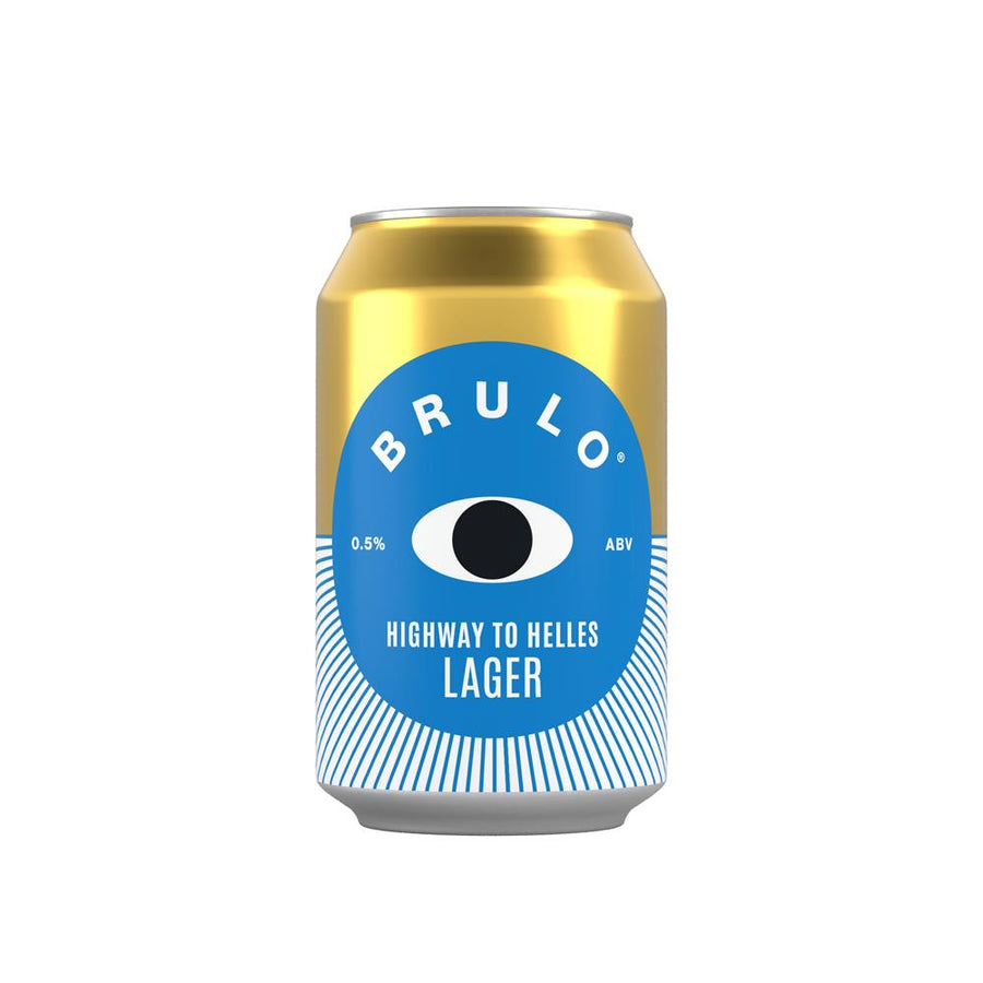 BRULO Highway to Helles Lager Alcohol Free Beer 330ml