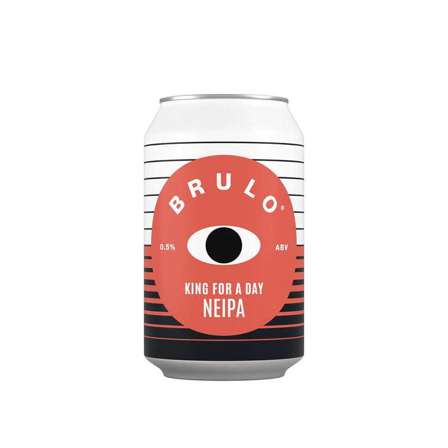 BRULO King For A Day NEIPA Alcohol Free Beer 0.5% ABV