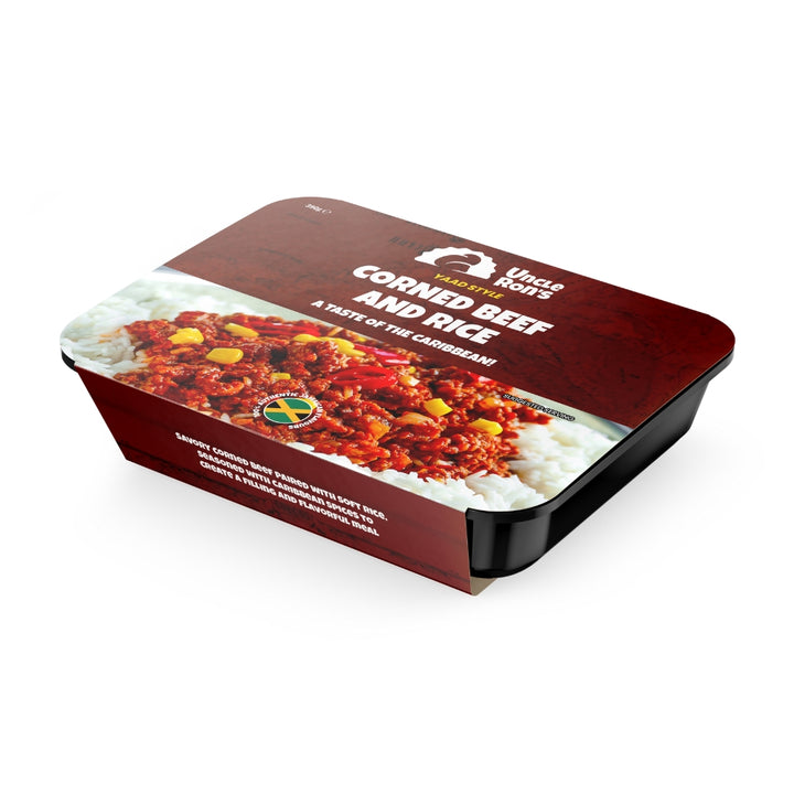 Uncle Rons Corned Beef And Rice 390g