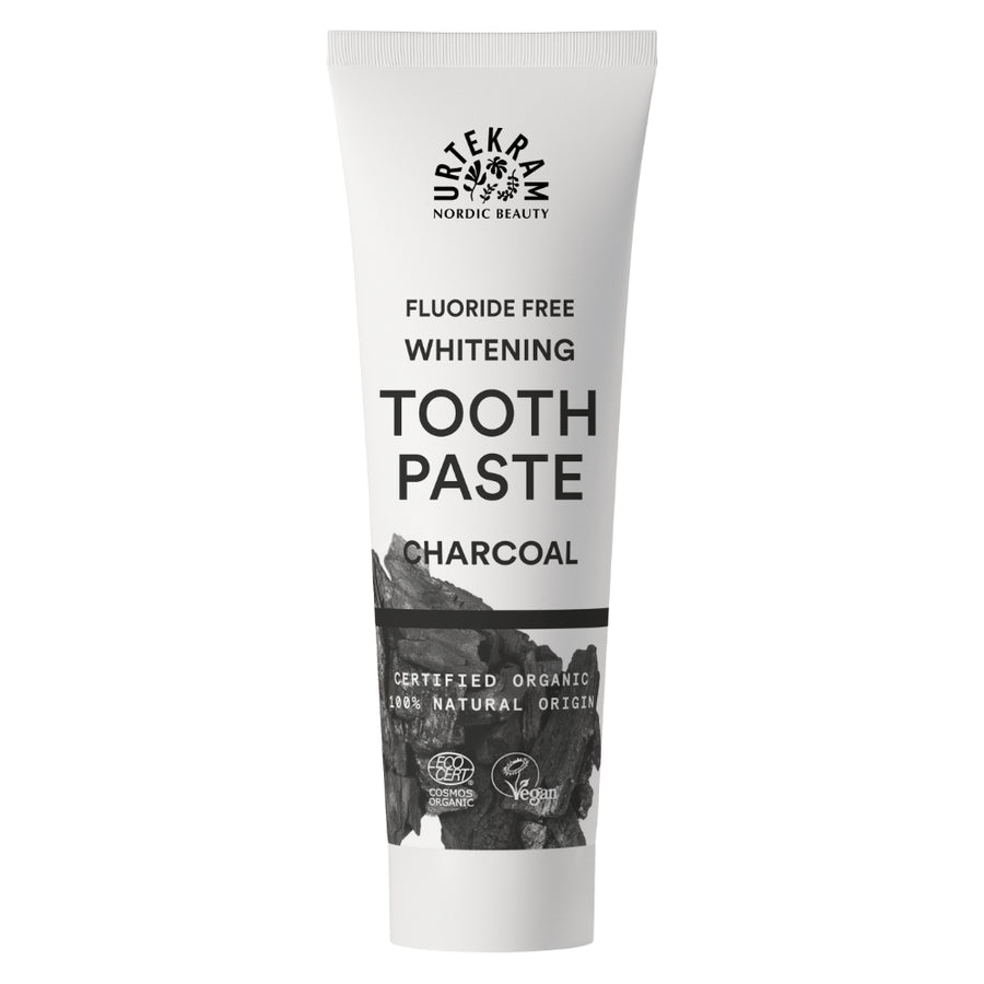 Urtekram Charcoal  Whitening toothpaste 75ml