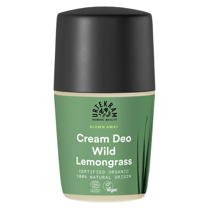 Urtekram Wild Lemongrass  Deodorant Roll On 50ml. Organic