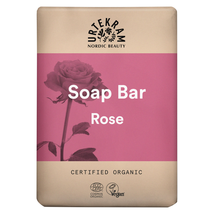 Urtekram Rose  bar soap 100g Organic
