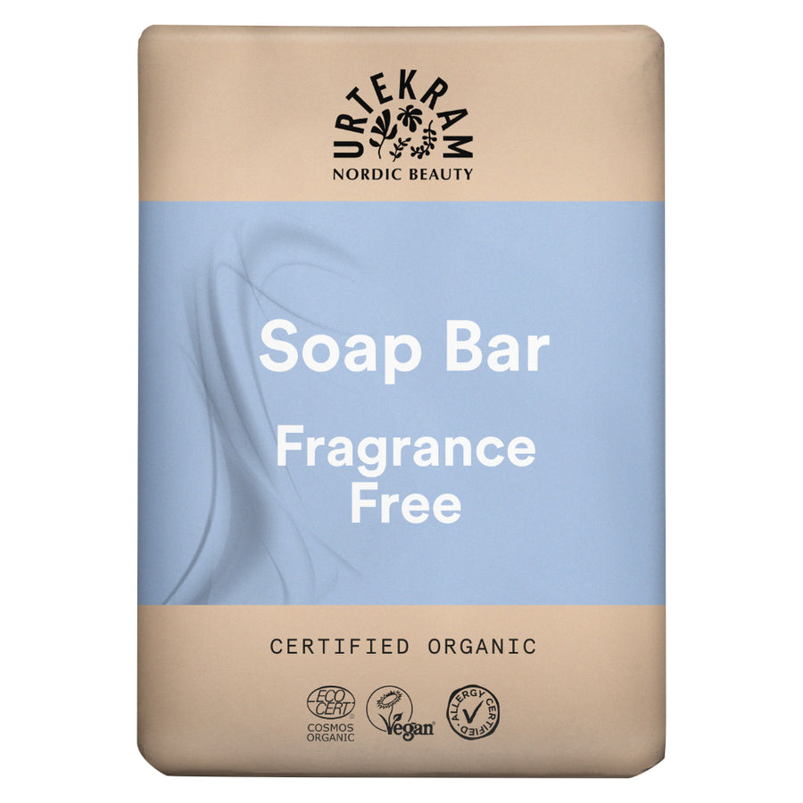 Urtekram Fragrance Free bar soap 100g
