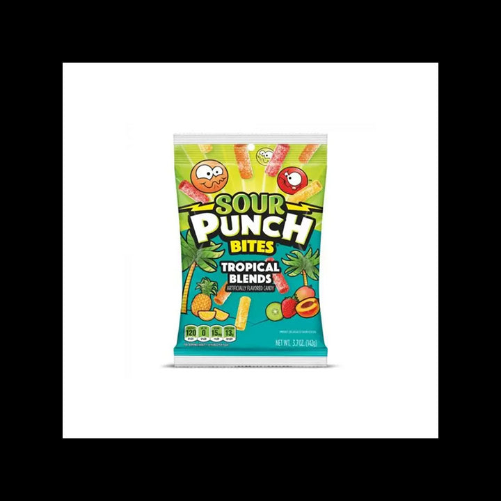 USA Sour Punch Bites Tropical Blends Share Bags - 142g