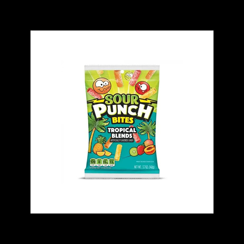 USA Sour Punch Bites Tropical Blends Share Bags - 142g