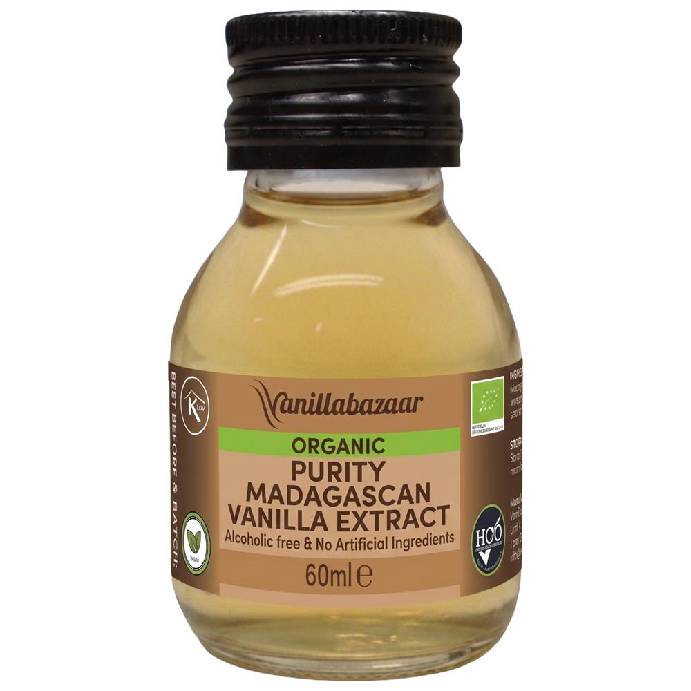 Organic Purity Madagascan Alcohol Free Vanilla Extract 60ML