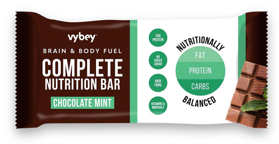 Complete Nutrition Bar Chocolate Mint. 80g bar.