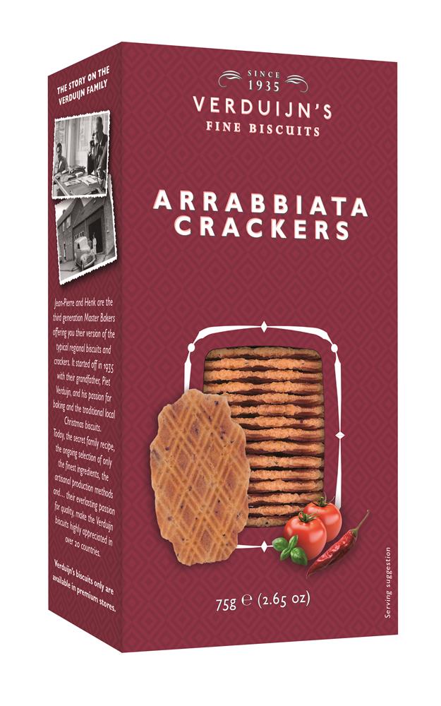 Verduijn's Arrabbiata Crackers 75g