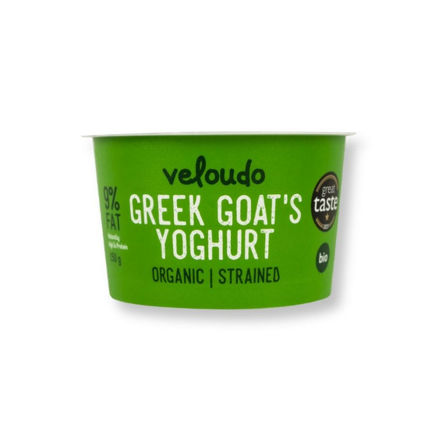 Veloudo Organic Goat Milk Strained Greek Yoghurt 150ml