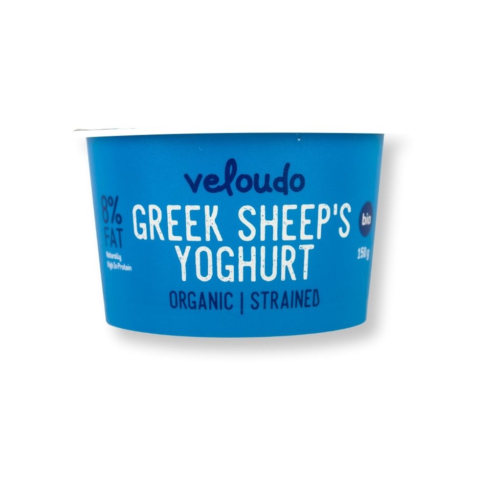 Veloudo Organic Sheep Milk Strained Greek Yoghurt 150ml