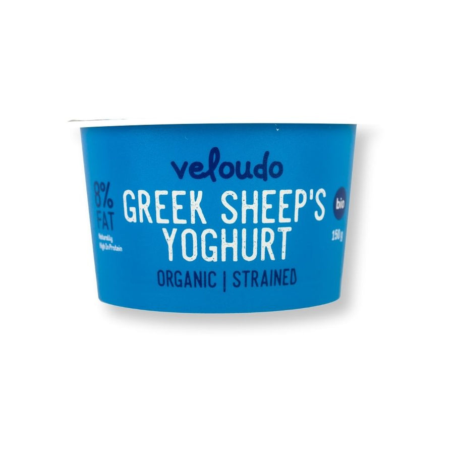 Veloudo Organic Sheep Milk Strained Greek Yoghurt 150ml
