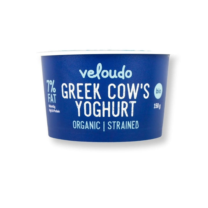 Veloudo Organic Cow Milk Strained Yoghurt 150g