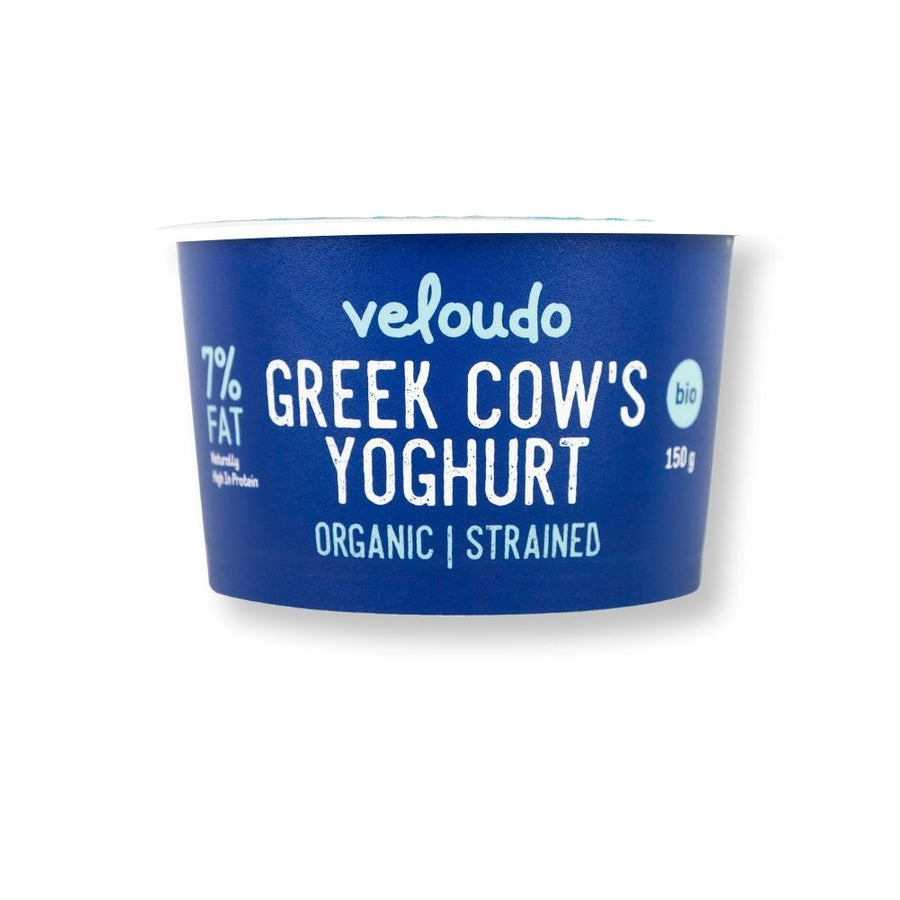 Veloudo Organic Cow Milk Strained Yoghurt 150g