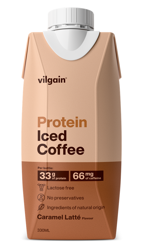 Vilgain Protein Iced Coffee Caramel Latte 330 ml