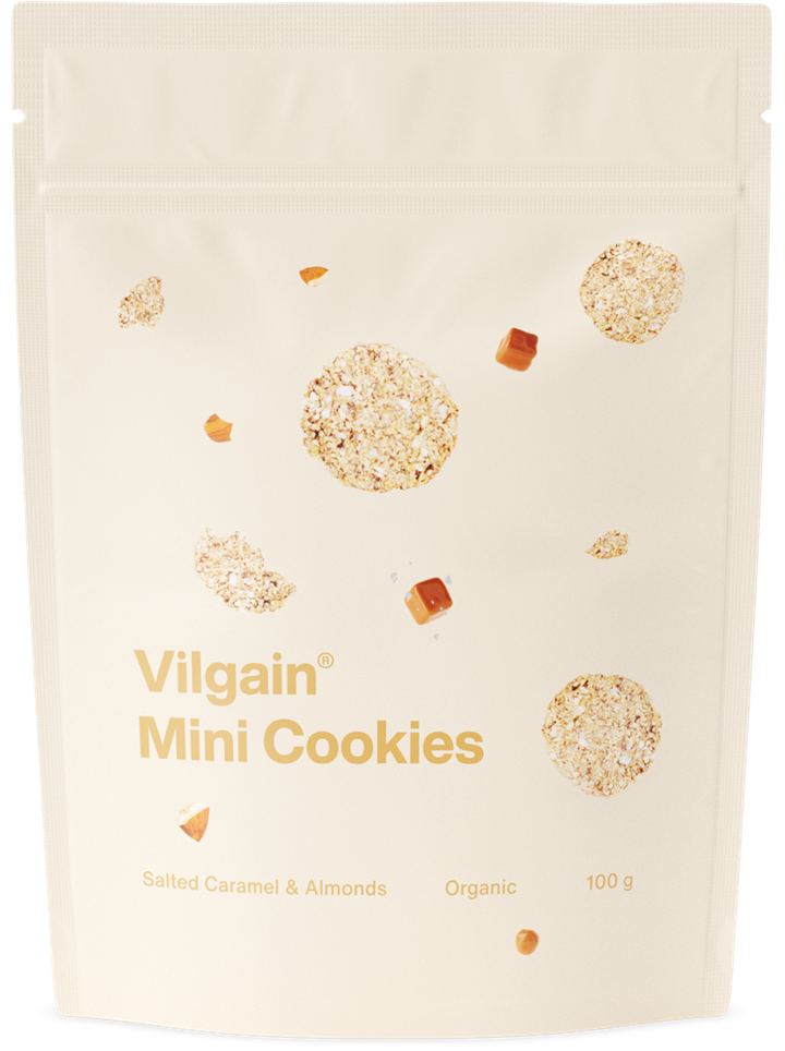 Vilgain Organic Mini Cookies Caramel 100g