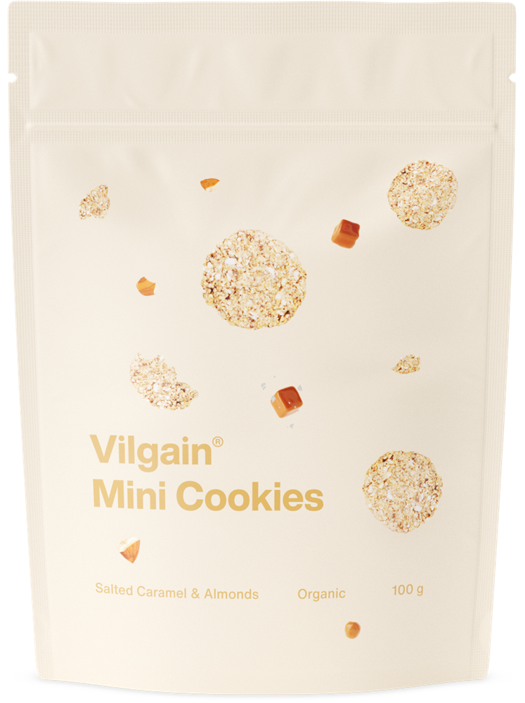 Vilgain Organic Mini Cookies Caramel 100g
