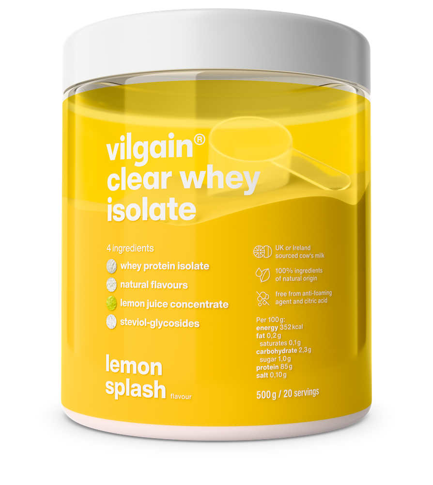 Vilgain Clear Whey Isolate Lemon Splash 500g
