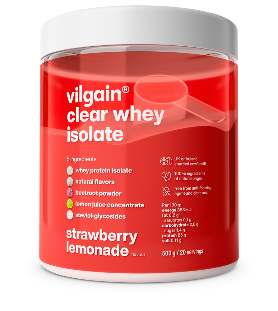 Vilgain Clear Whey Isolate Strawberry Lemonade 500g