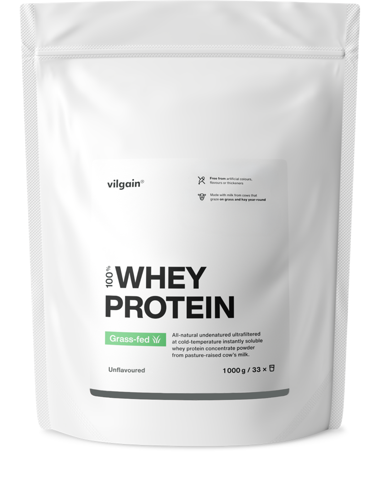 Vilgain Grass-Fed Whey Protein unflavoured 1000g