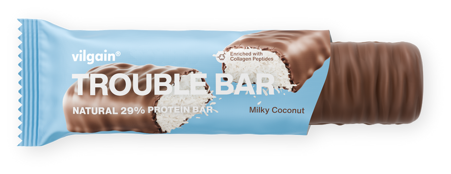 Vilgain Trouble Protein Bar Milky Coconut 55g