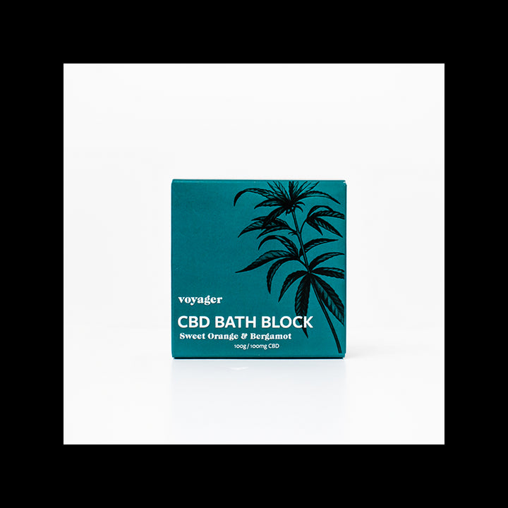 Voyager 100mg CBD Sweet Orange & Bergamot Bath Block - 100g