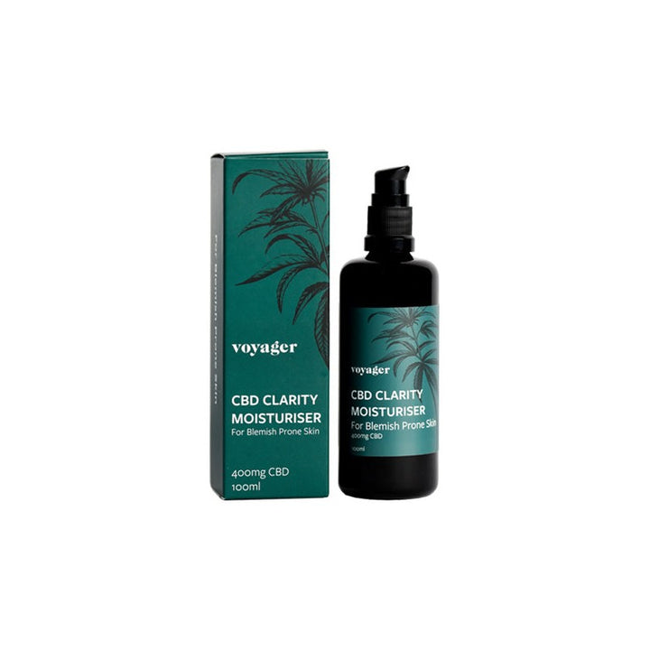 Voyager 400mg CBD Clarity Moisturiser - 100ml