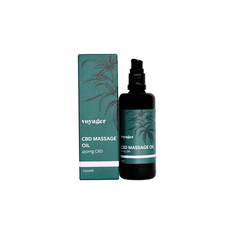 Voyager 450mg CBD Lavender & Ylang Ylang Massage Oil - 100ml
