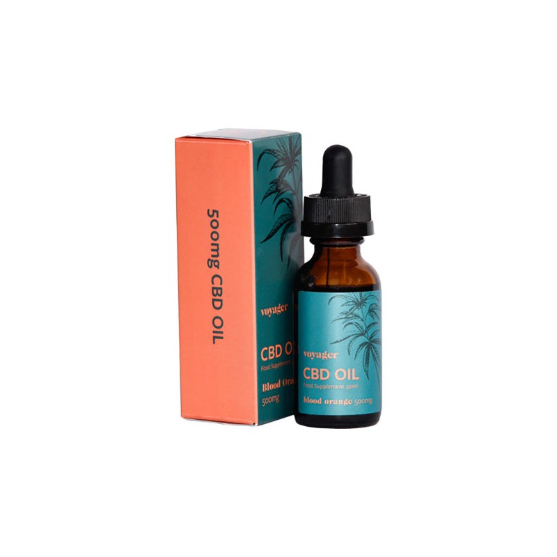 Voyager 500mg CBD Blood Orange Oil - 30ml