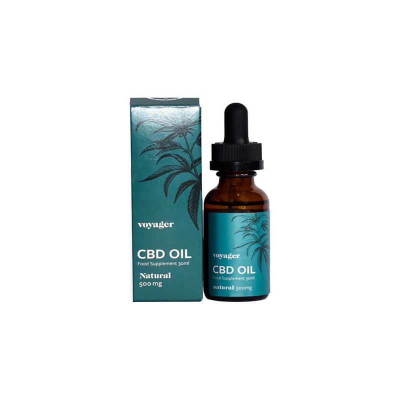 Voyager 500mg CBD Natural Oil - 30ml