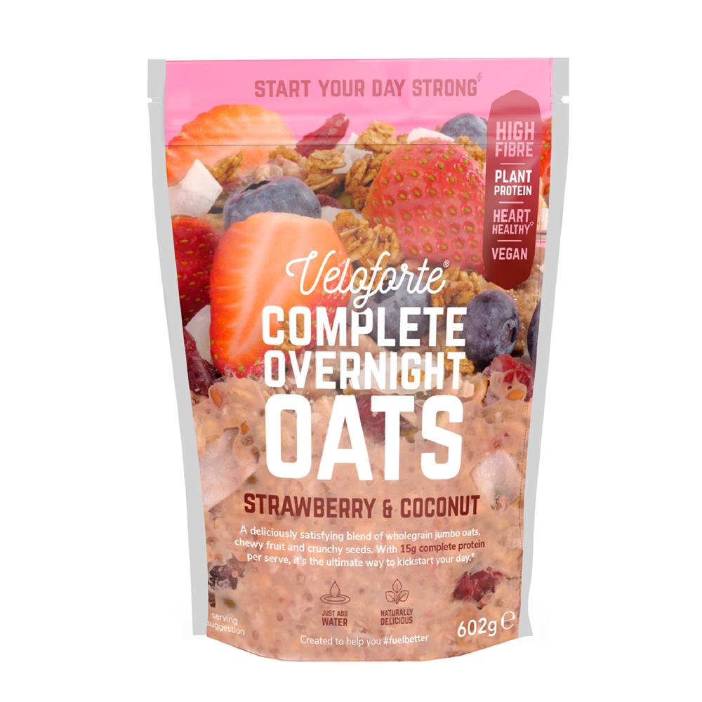Strawberry & Coconut Overnight Oats
602g Pouch