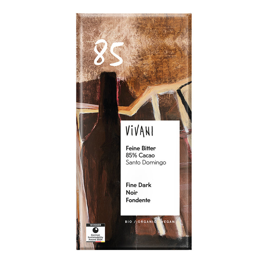 Dark Chocolate 85% Vegan Organic 80g