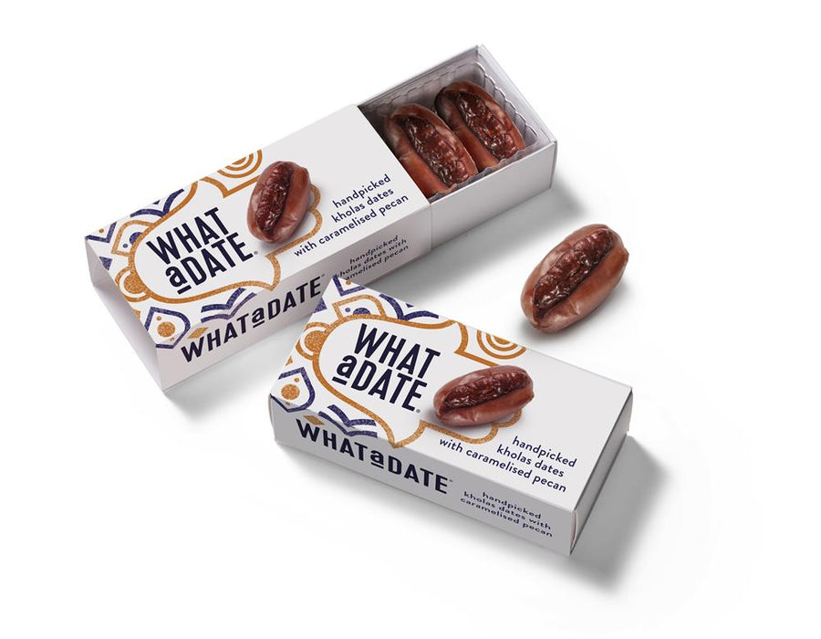 What a Date Organic Date with Pecan - Snack Box 50g