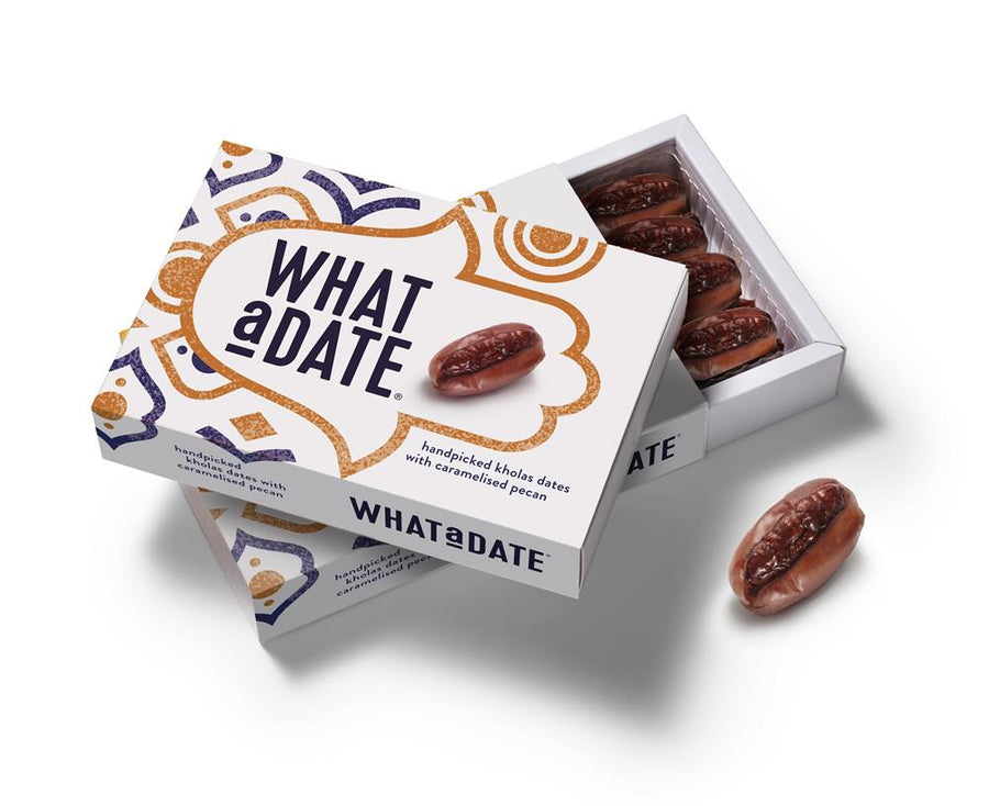 What a Date Organic Date with Pecan - Large Box 180g