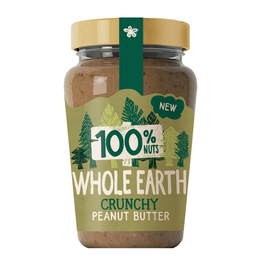 Whole Earth 100% Nuts Crunchy Peanut Butter 340g
