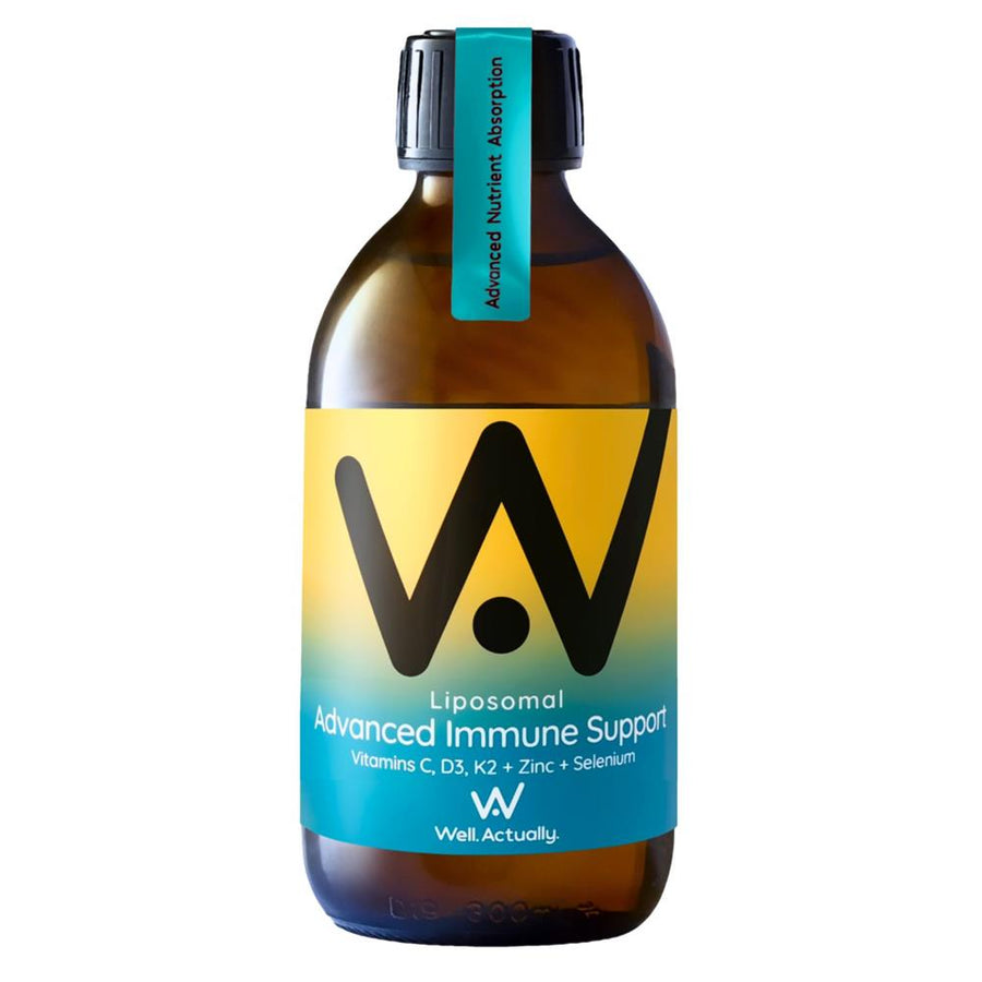Liposomal Adv. Immune Support: C+Zn+D3+K2 Tropical Zest 250ml