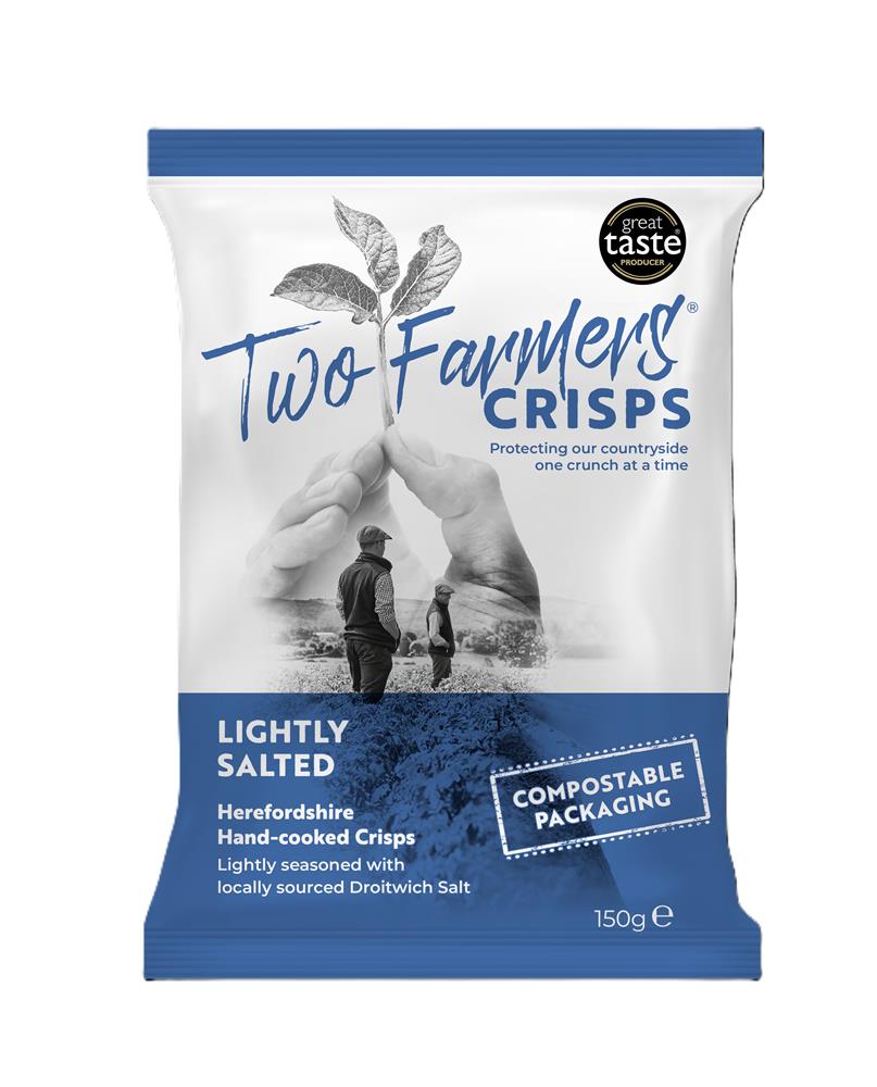 Two Farmers Lightly Salted Crisps 150g