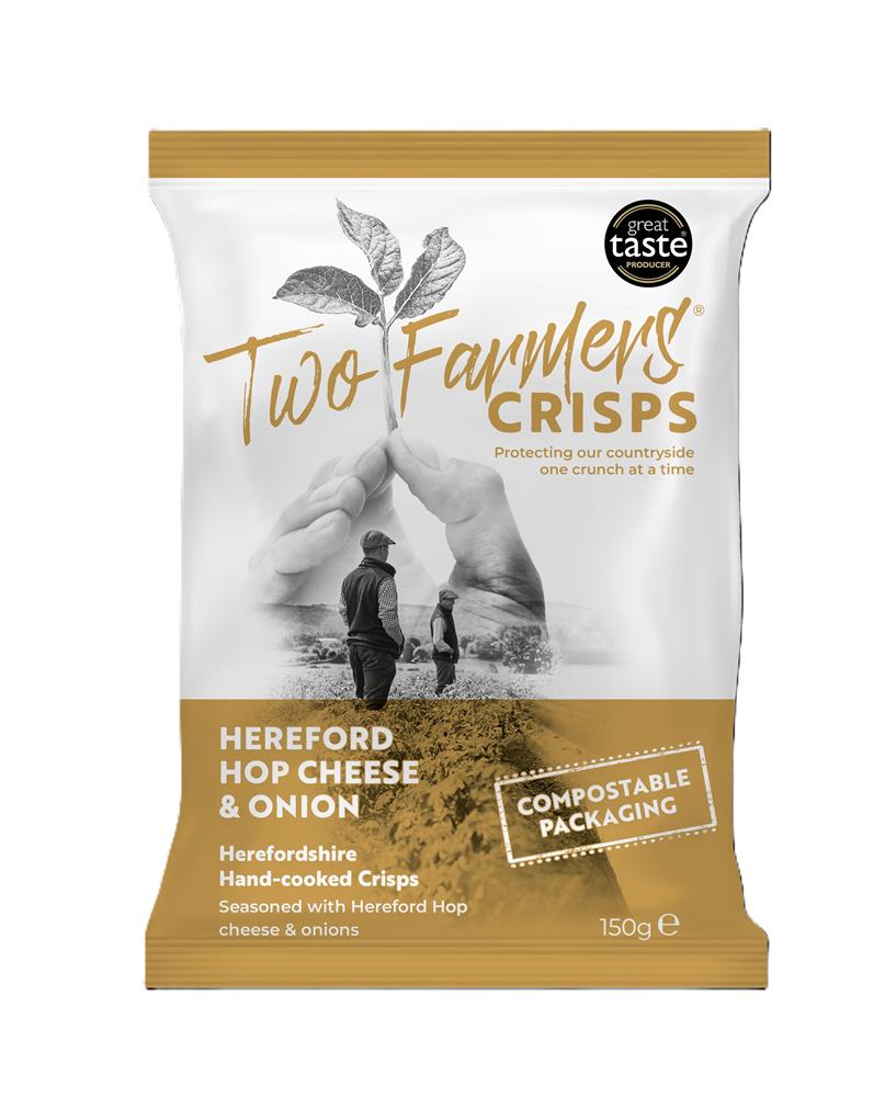Two Farmers Gluten Free Hereford Hop Cheese & Onion 150g