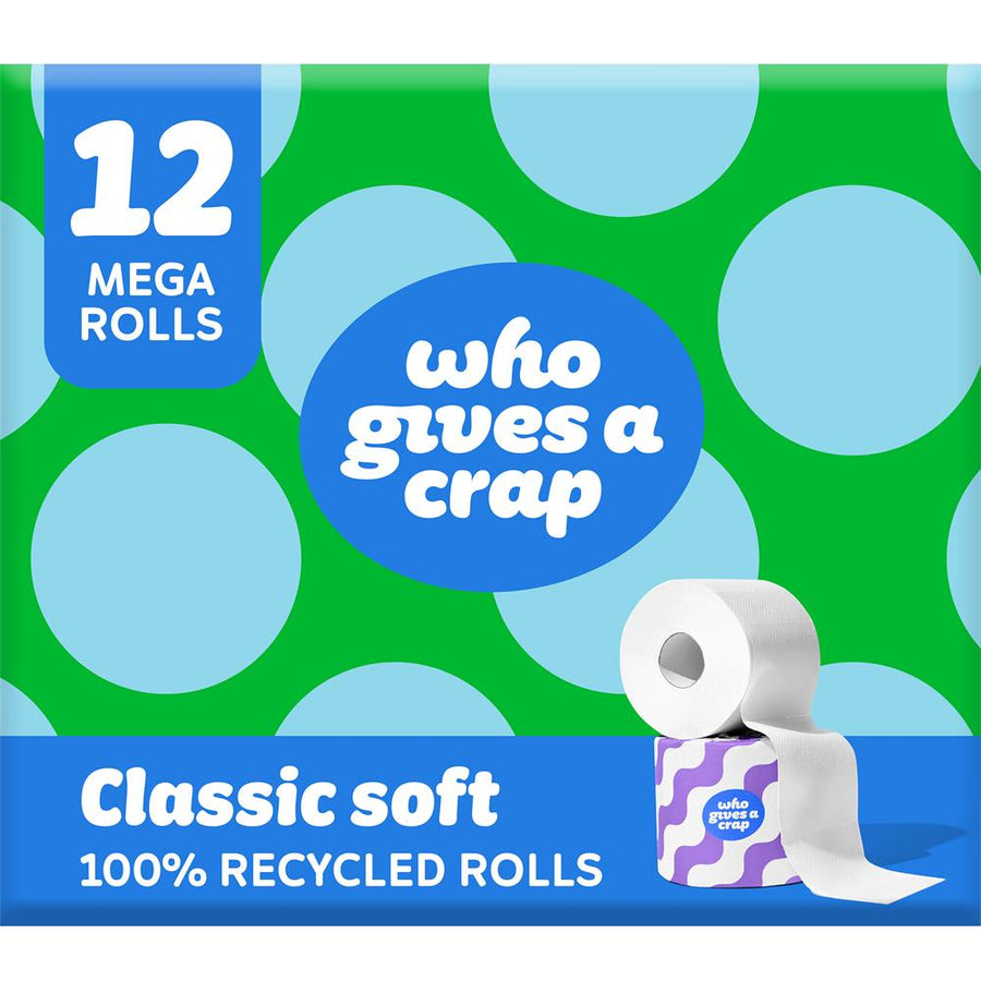 Classic Soft Toilet Tissue 12 Mega Rolls