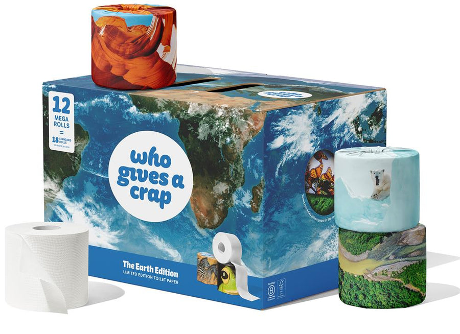 Extra Soft Toilet Tissue 12 Mega Rolls (Earth Limited Edition)