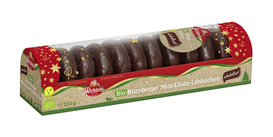 Wicklein Organic Dark Choc Mini-Elisen 150g