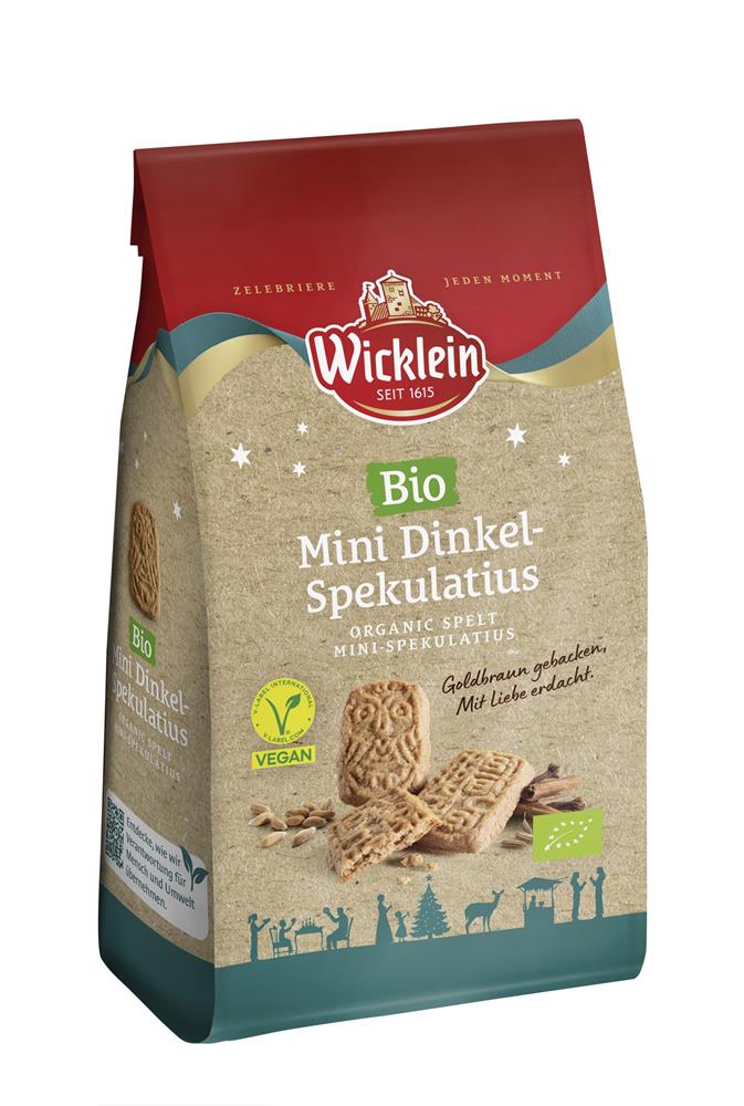 Wicklein Organic Spelt Mini Spekulatius 150g