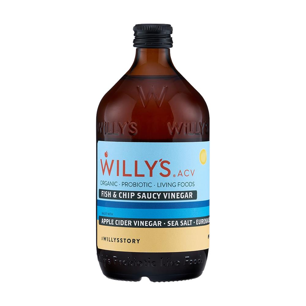 Willy's Organic Fish & Chip Saucy Vinegar 250ml