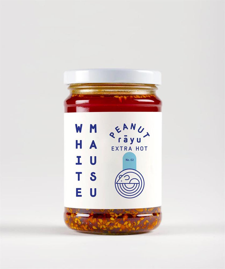 White Mausu Peanut Rayu Extra Hot 240g