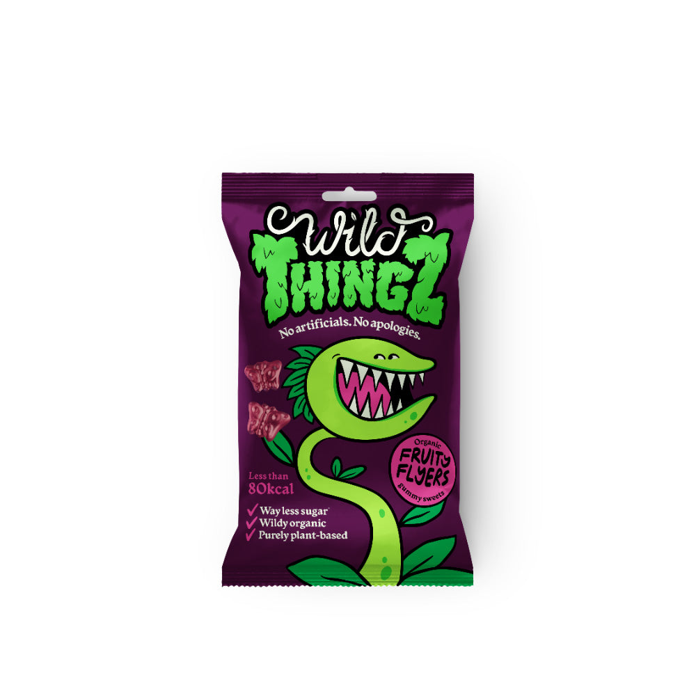 Wild Thingz Organic & Vegan Sweets Fruity Flyz 25g