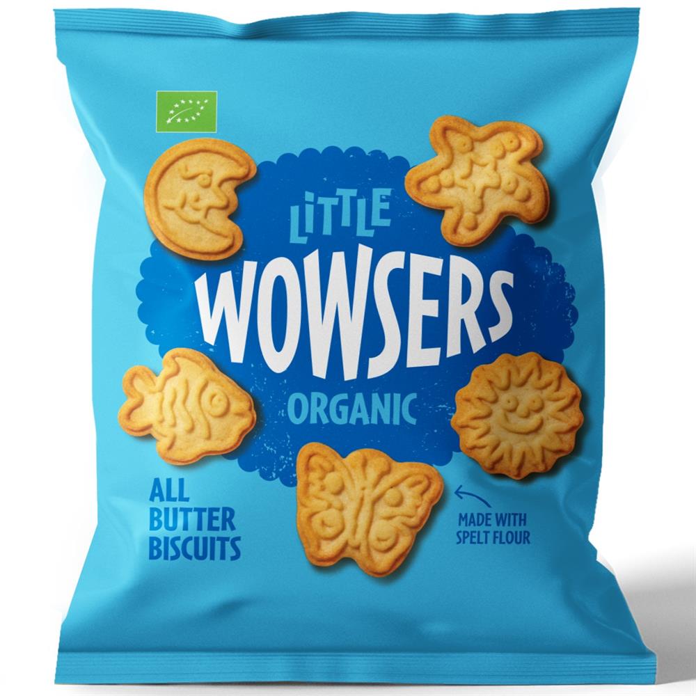 Wowsers Organic Little All Butter Biscuits 80g