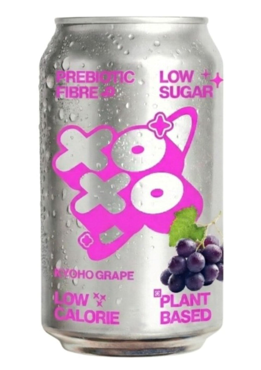 XOXO Sparkling Kyoho Grape Prebiotic Soda 330ml Can