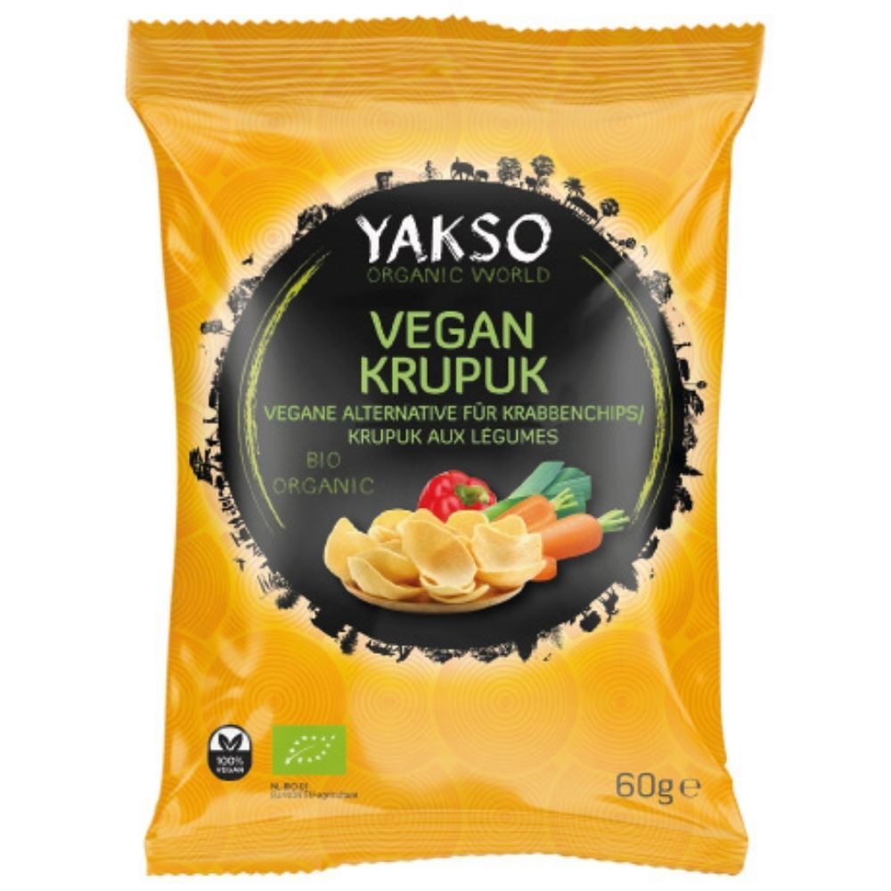 Organic Vegan Krupuk Prawn Crackers 60g