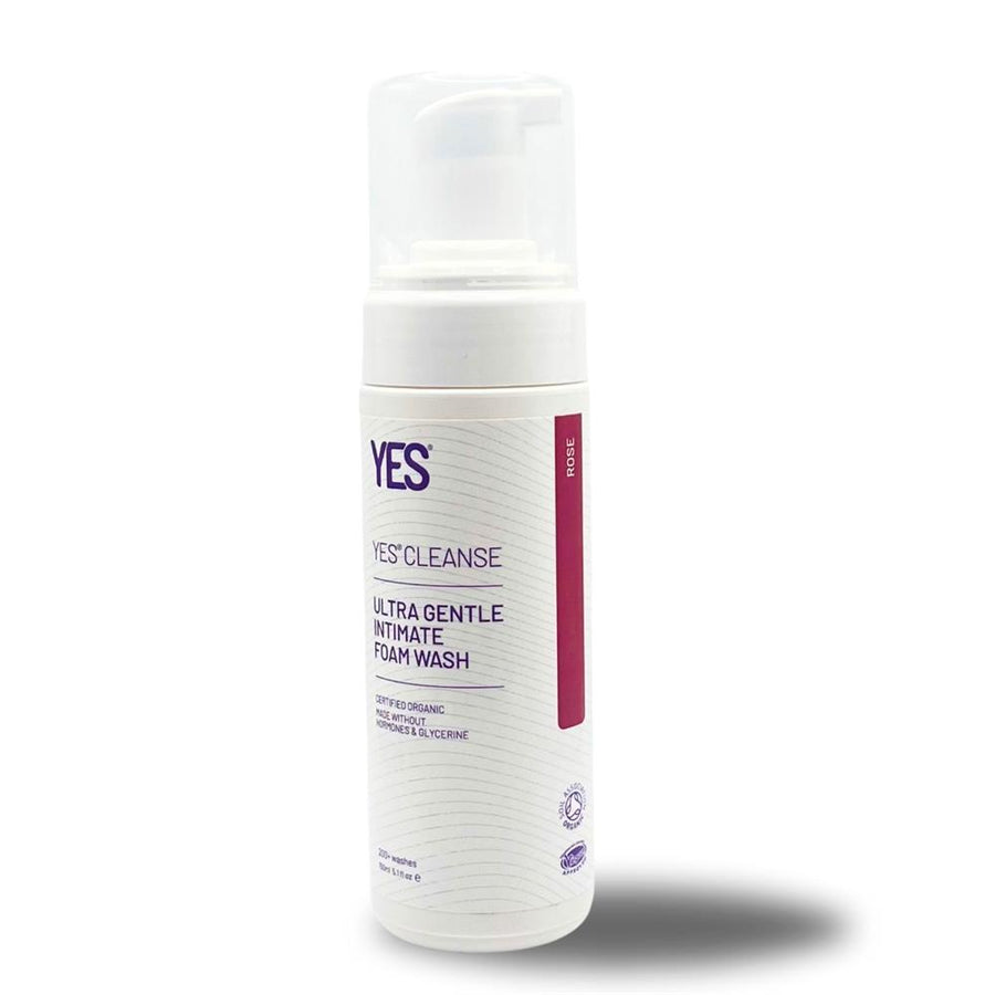 organic ultra-gentle intimate foam wash with Rosa Damascena 150ml