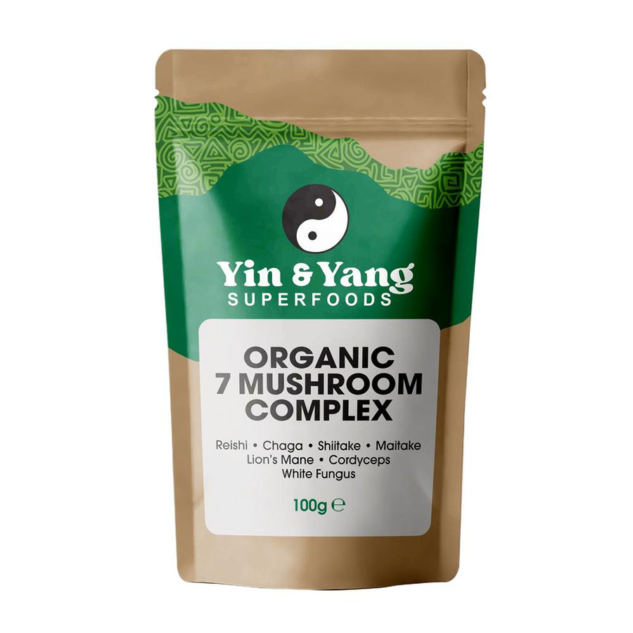 Yin & Yang Superfoods Organic 7 Mushroom Blend 100g