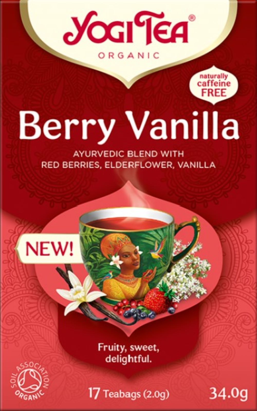 YOGI Organic Berry Vanilla 17bag